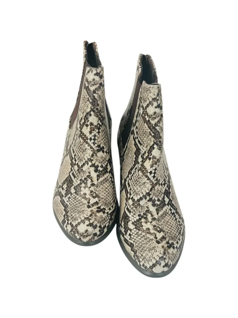 Espirit Women’s Tylee Natural Snake Ankle Boots Size 8M - NEW - Picture 9 of 11